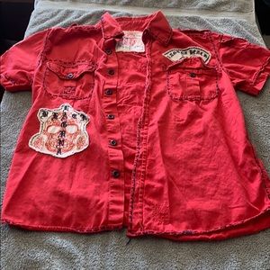 Laguna Beach Jean Co button up shirt Large